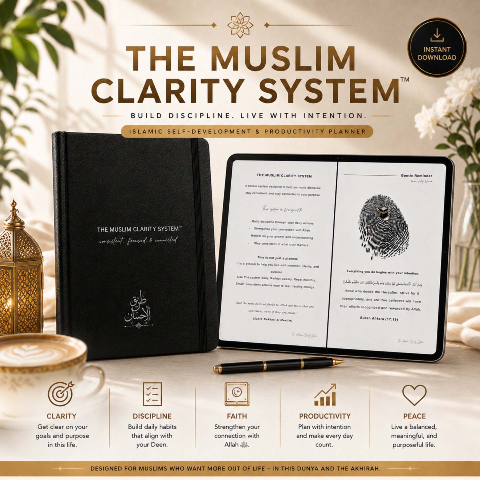 The Muslim Clarity Planner cover